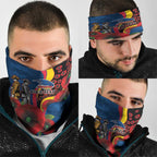Adelaide Crows ANZAC Personalised Neck Gaiter Lest We Forget Poppy Camo