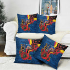 Adelaide Crows ANZAC Personalised Pillow Cover Lest We Forget Poppy Camo