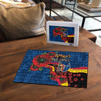 Adelaide Crows ANZAC Personalised Puzzle Lest We Forget Poppy Camo