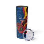 Adelaide Crows ANZAC Personalised Skinny Tumbler Lest We Forget Poppy Camo