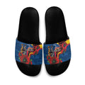 Adelaide Crows ANZAC Personalised Slide Sandals Lest We Forget Poppy Camo