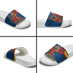 Adelaide Crows ANZAC Personalised Slide Sandals Lest We Forget Poppy Camo