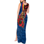 Adelaide Crows ANZAC Personalised Tank Maxi Dress Lest We Forget Poppy Camo