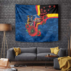 Adelaide Crows ANZAC Personalised Tapestry Lest We Forget Poppy Camo