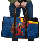 Adelaide Crows ANZAC Personalised Travel Bag Lest We Forget Poppy Camo