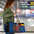 Adelaide Crows ANZAC Personalised Travel Bag Lest We Forget Poppy Camo