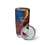 Adelaide Crows ANZAC Personalised Tumbler Cup Lest We Forget Poppy Camo