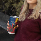 Adelaide Crows ANZAC Personalised Tumbler Cup Lest We Forget Poppy Camo