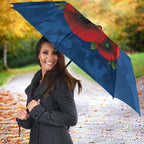 Adelaide Crows ANZAC Personalised Umbrella Lest We Forget Poppy Camo