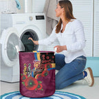 Brisbane Lions ANZAC Personalised Laundry Basket Lest We Forget Poppy Camo