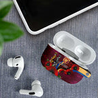 Brisbane Lions ANZAC Personalised AirPods Case Lest We Forget Poppy Camo