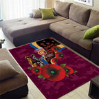 Brisbane Lions ANZAC Personalised Area Rug Lest We Forget Poppy Camo