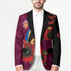 Brisbane Lions ANZAC Personalised Blazer Lest We Forget Poppy Camo