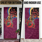 Brisbane Lions ANZAC Personalised Door Cover Lest We Forget Poppy Camo