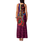 Brisbane Lions ANZAC Personalised Family Matching Tank Maxi Dress and Hawaiian Shirt Lest We Forget Poppy Camo