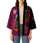 Brisbane Lions ANZAC Personalised Kimono Lest We Forget Poppy Camo