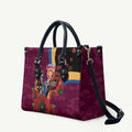 Brisbane Lions ANZAC Personalised Leather Bag Lest We Forget Poppy Camo