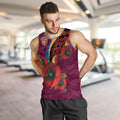 Brisbane Lions ANZAC Personalised Men Tank Top Lest We Forget Poppy Camo