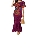 Brisbane Lions ANZAC Personalised Mermaid Dress Lest We Forget Poppy Camo