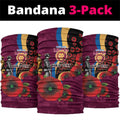 Brisbane Lions ANZAC Personalised Neck Gaiter Lest We Forget Poppy Camo