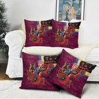 Brisbane Lions ANZAC Personalised Pillow Cover Lest We Forget Poppy Camo
