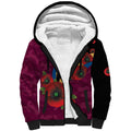 Brisbane Lions ANZAC Personalised Sherpa Hoodie Lest We Forget Poppy Camo