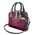 Brisbane Lions ANZAC Personalised Shoulder Handbag Lest We Forget Poppy Camo