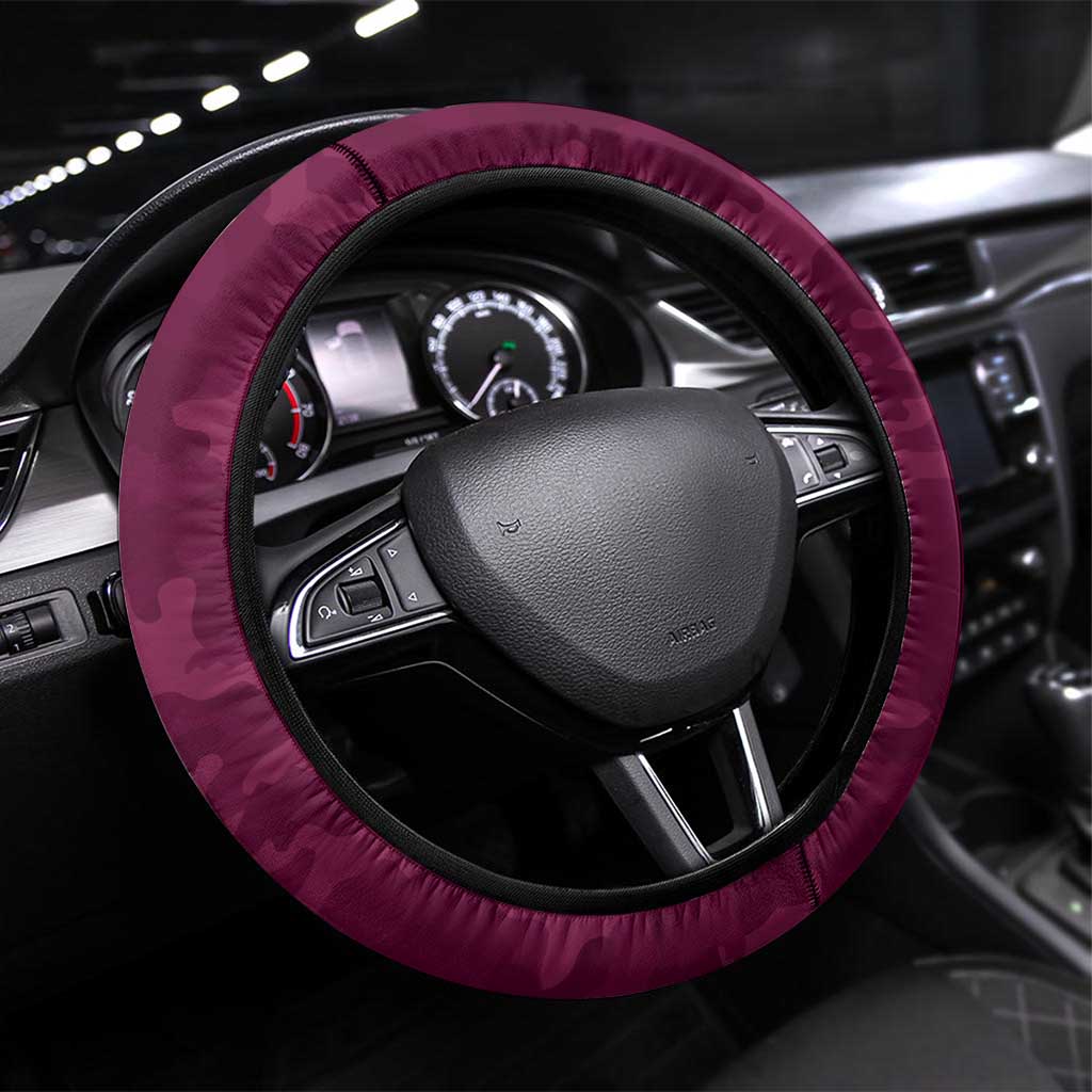 Brisbane Lions ANZAC Steering Wheel Cover Lest We Forget Poppy Camo