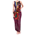 Brisbane Lions ANZAC Personalised Tank Maxi Dress Lest We Forget Poppy Camo