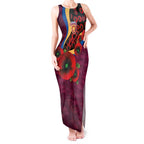 Brisbane Lions ANZAC Personalised Tank Maxi Dress Lest We Forget Poppy Camo
