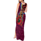 Brisbane Lions ANZAC Personalised Tank Maxi Dress Lest We Forget Poppy Camo