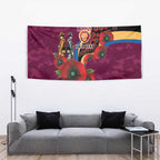 Brisbane Lions ANZAC Personalised Tapestry Lest We Forget Poppy Camo