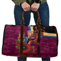 Brisbane Lions ANZAC Personalised Travel Bag Lest We Forget Poppy Camo