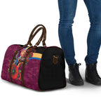 Brisbane Lions ANZAC Personalised Travel Bag Lest We Forget Poppy Camo