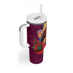 Brisbane Lions ANZAC Personalised Tumbler With Handle Lest We Forget Poppy Camo