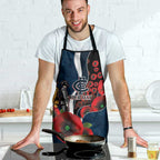 Carlton Blues ANZAC Personalised Apron Lest We Forget Poppy Camo