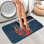 Carlton Blues ANZAC Personalised Bathroom Set Lest We Forget Poppy Camo