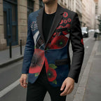 Carlton Blues ANZAC Personalised Blazer Lest We Forget Poppy Camo