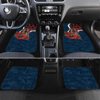 Carlton Blues ANZAC Personalised Car Mats Lest We Forget Poppy Camo