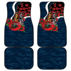 Carlton Blues ANZAC Personalised Car Mats Lest We Forget Poppy Camo