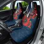 Carlton Blues ANZAC Personalised Car Seat Cover Lest We Forget Poppy Camo