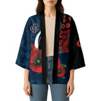 Carlton Blues ANZAC Personalised Kimono Lest We Forget Poppy Camo