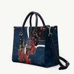 Carlton Blues ANZAC Personalised Leather Bag Lest We Forget Poppy Camo