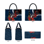 Carlton Blues ANZAC Personalised Leather Bag Lest We Forget Poppy Camo