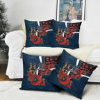 Carlton Blues ANZAC Personalised Pillow Cover Lest We Forget Poppy Camo