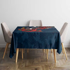 Carlton Blues ANZAC Personalised Tablecloth Lest We Forget Poppy Camo