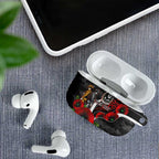 Collingwood Magpies ANZAC Personalised AirPods Case Lest We Forget Poppy Camo