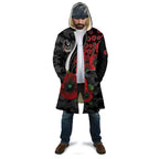 Collingwood Magpies ANZAC Personalised Cloak Lest We Forget Poppy Camo