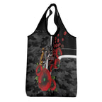 Collingwood Magpies ANZAC Personalised Grocery Bag Lest We Forget Poppy Camo