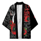 Collingwood Magpies ANZAC Personalised Kimono Lest We Forget Poppy Camo